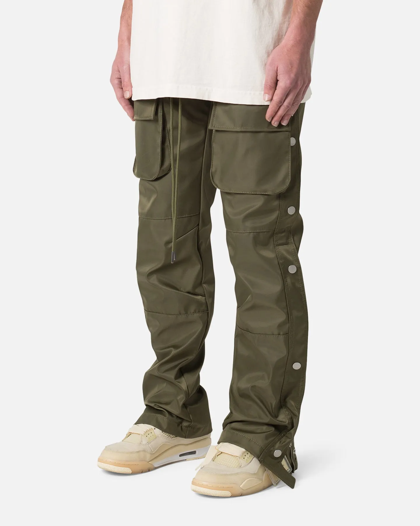 MNML Snap Front Cargo Pants Olive sold by Culture Kings product image thumbnail 2