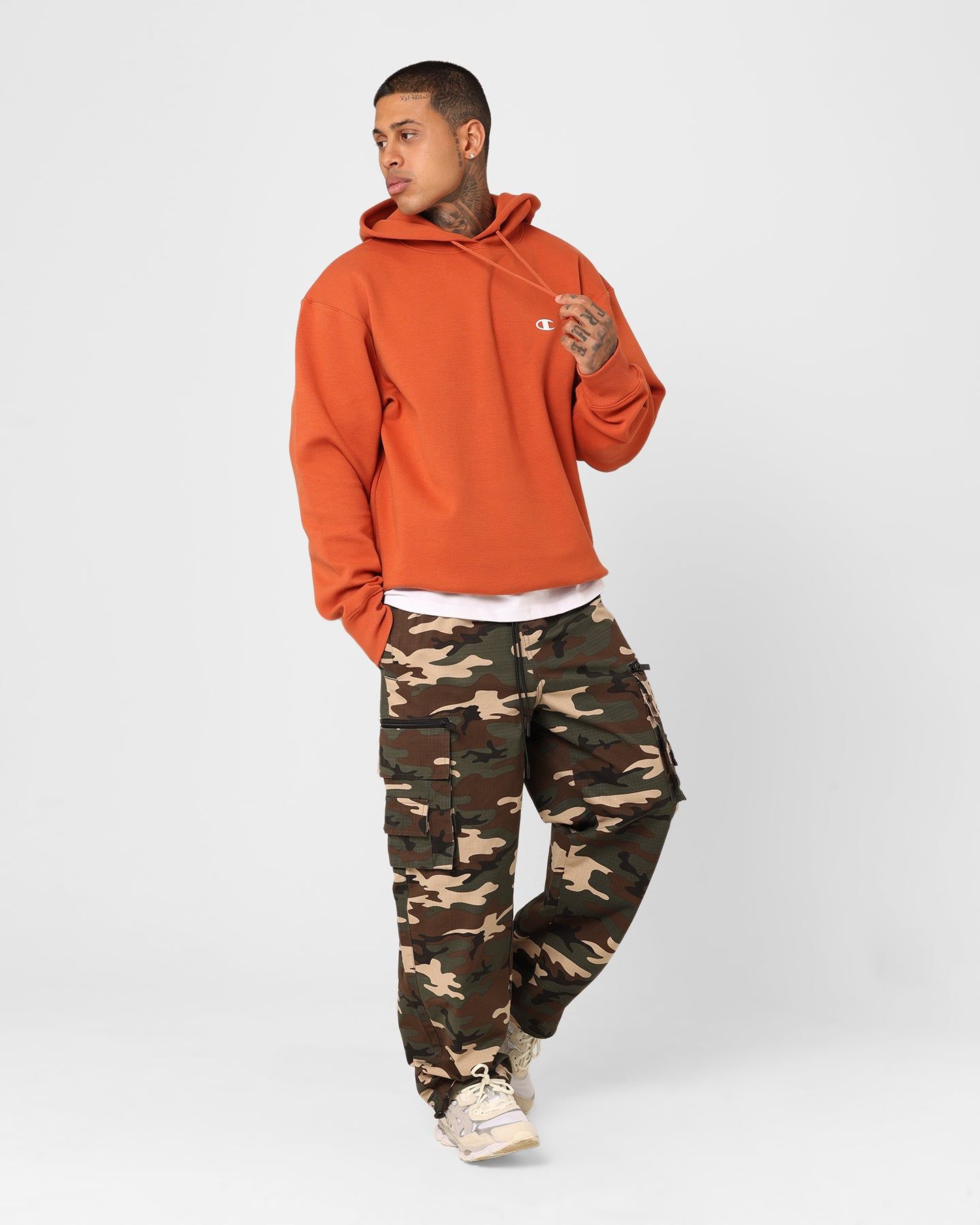 Champion Rochester Base Hoodie Burnt Orange sold by Culture Kings product image thumbnail 2
