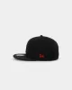 New Era New York Yankees "Scarlet Bottom" 59FIFTY Fitted Black/Scarlet sold by Culture Kings