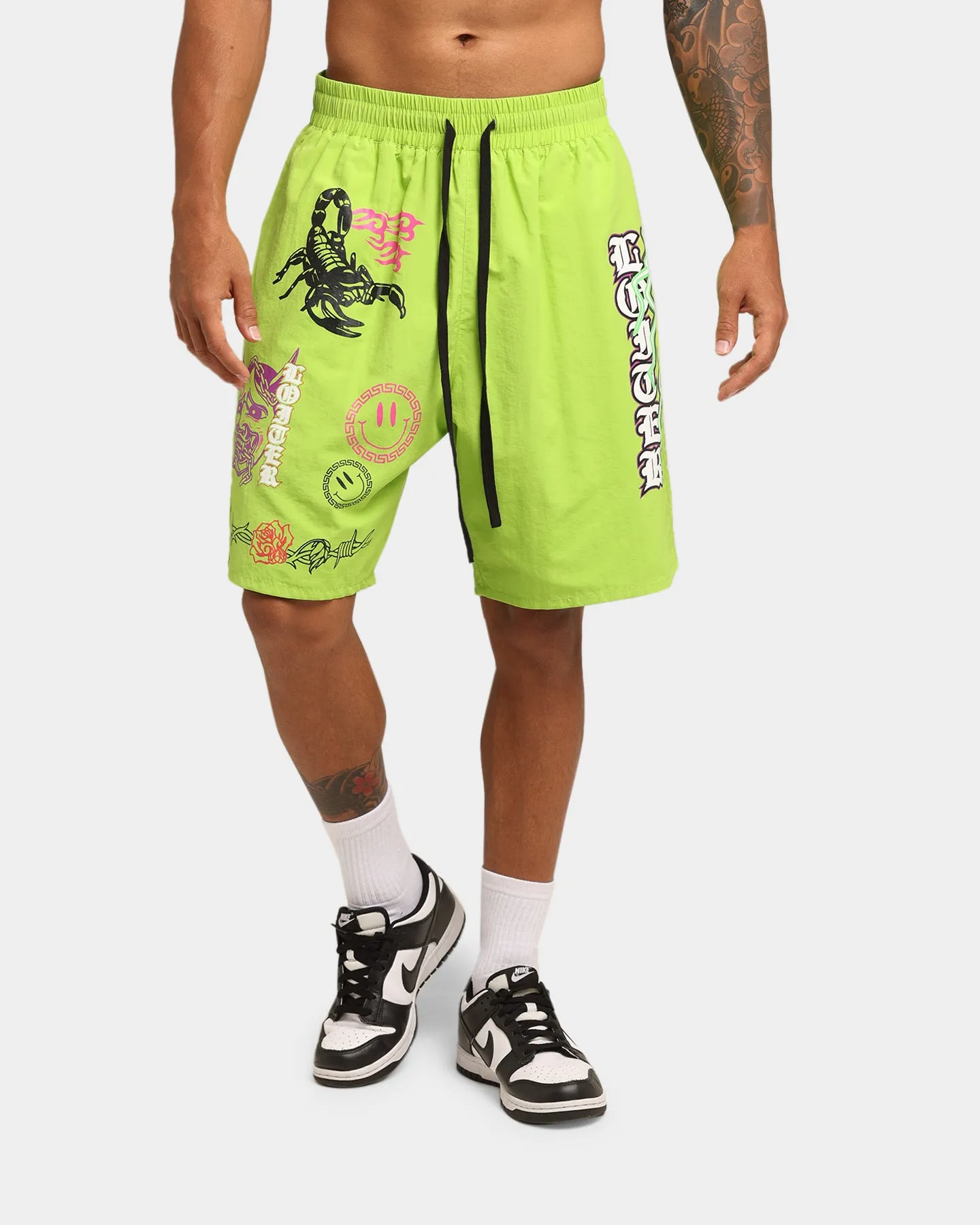 Loiter Hydra Shorts Neon Green sold by Culture Kings