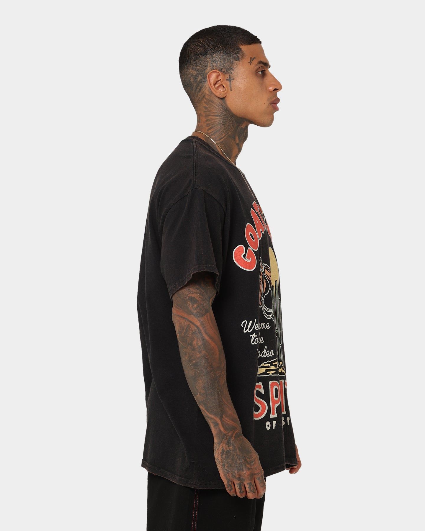 Goat Crew GC Spirit Vintage T-Shirt Black Wash sold by Culture Kings product image thumbnail 5