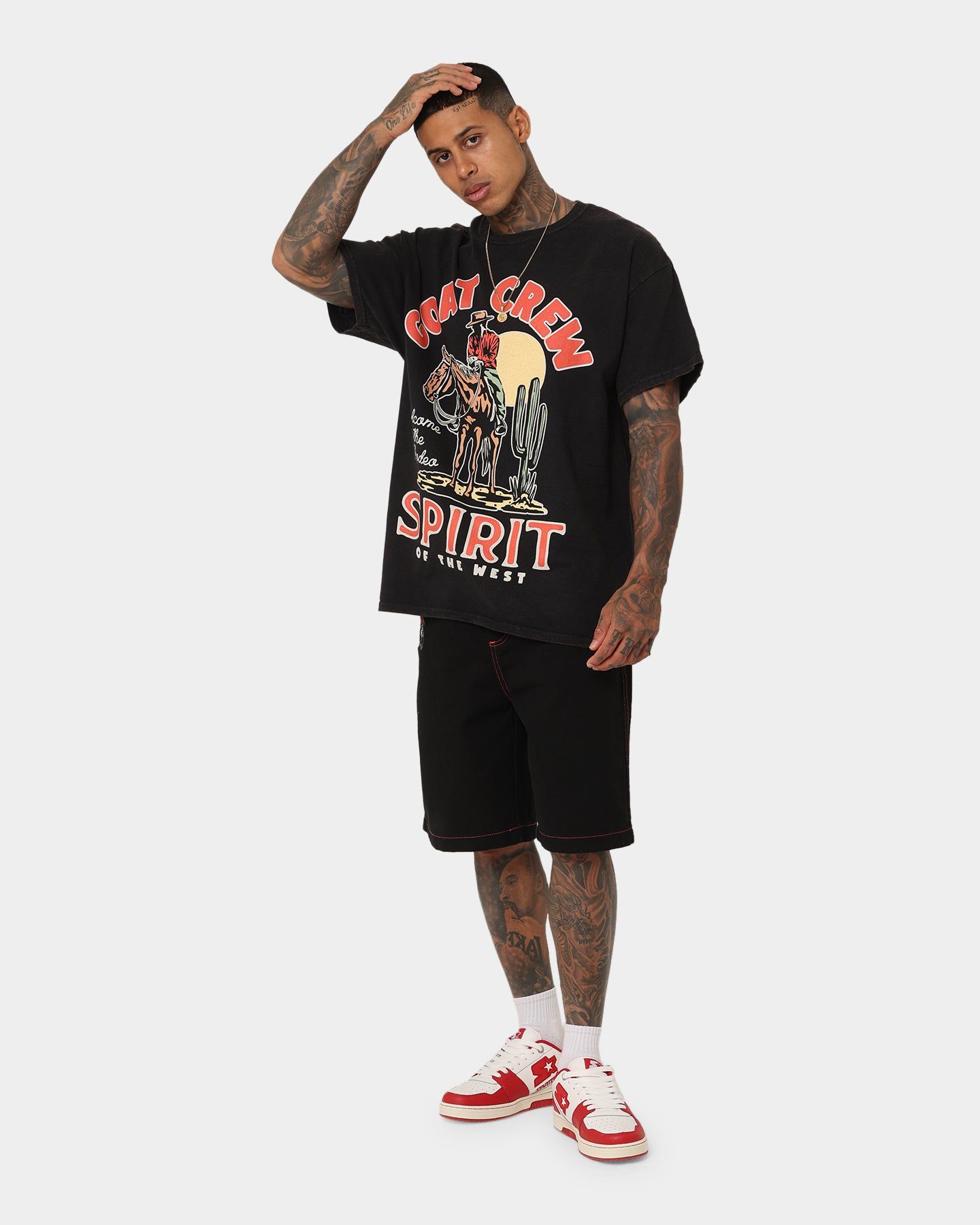 Goat Crew GC Spirit Vintage T-Shirt Black Wash sold by Culture Kings product image thumbnail 2