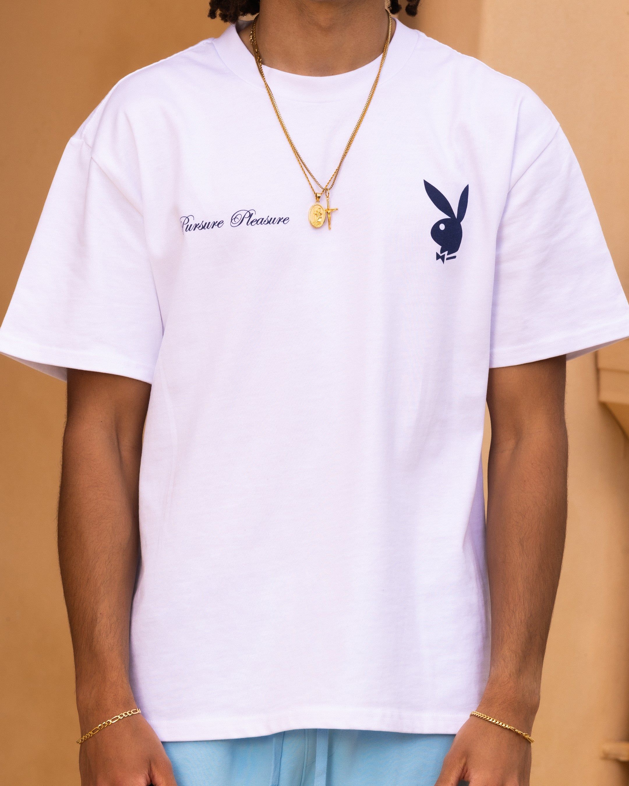 Playboy By Culture Kings Chad T-Shirt White sold by Culture Kings product image thumbnail 4