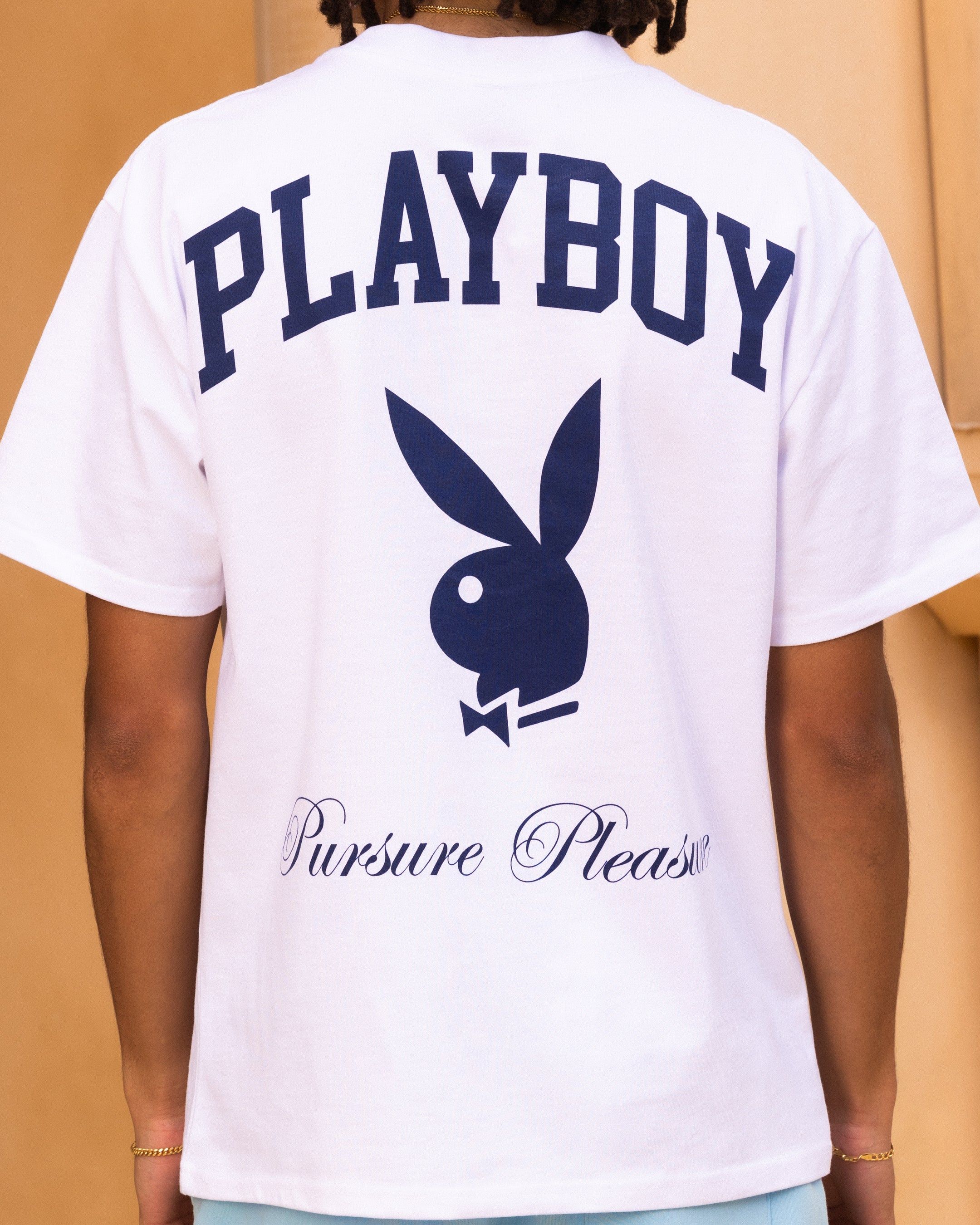 Playboy By Culture Kings Chad T-Shirt White sold by Culture Kings product image thumbnail 5