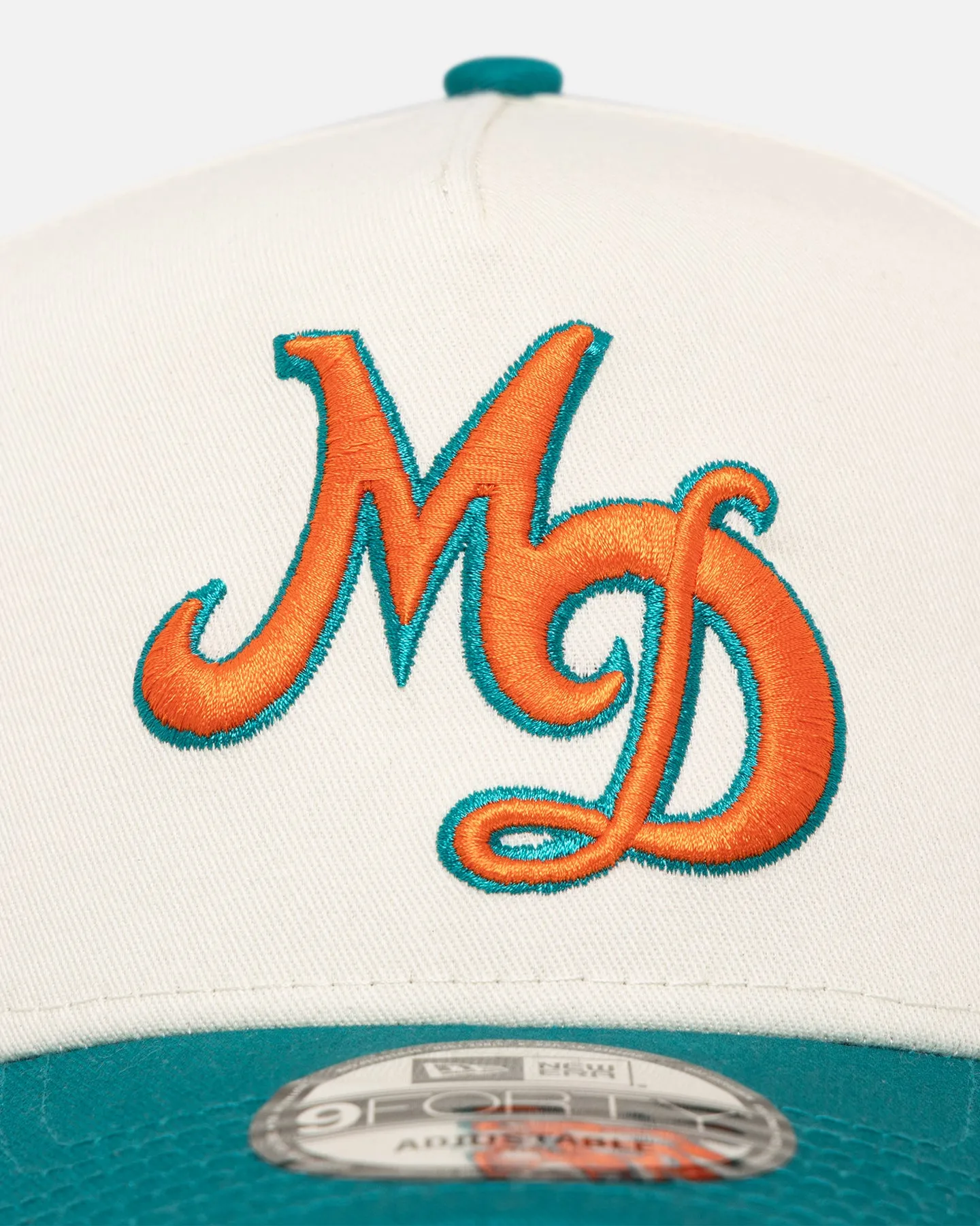 New Era Miami Dolphins 'NFL City Originals' 9FORTY A-Frame Snapback Chrome White/OTC sold by Culture Kings product image thumbnail 5