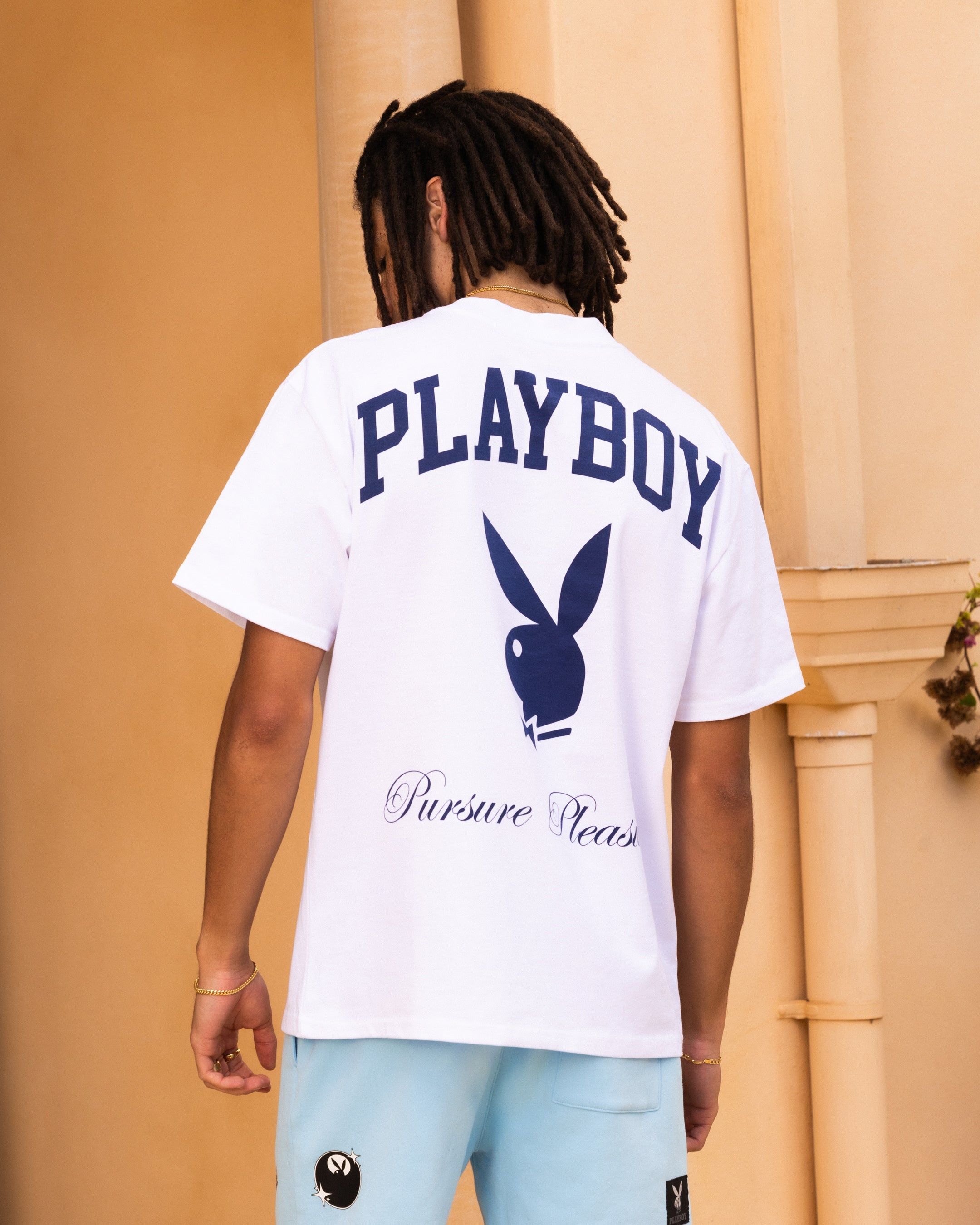 Playboy By Culture Kings Chad T-Shirt White sold by Culture Kings product image thumbnail 3