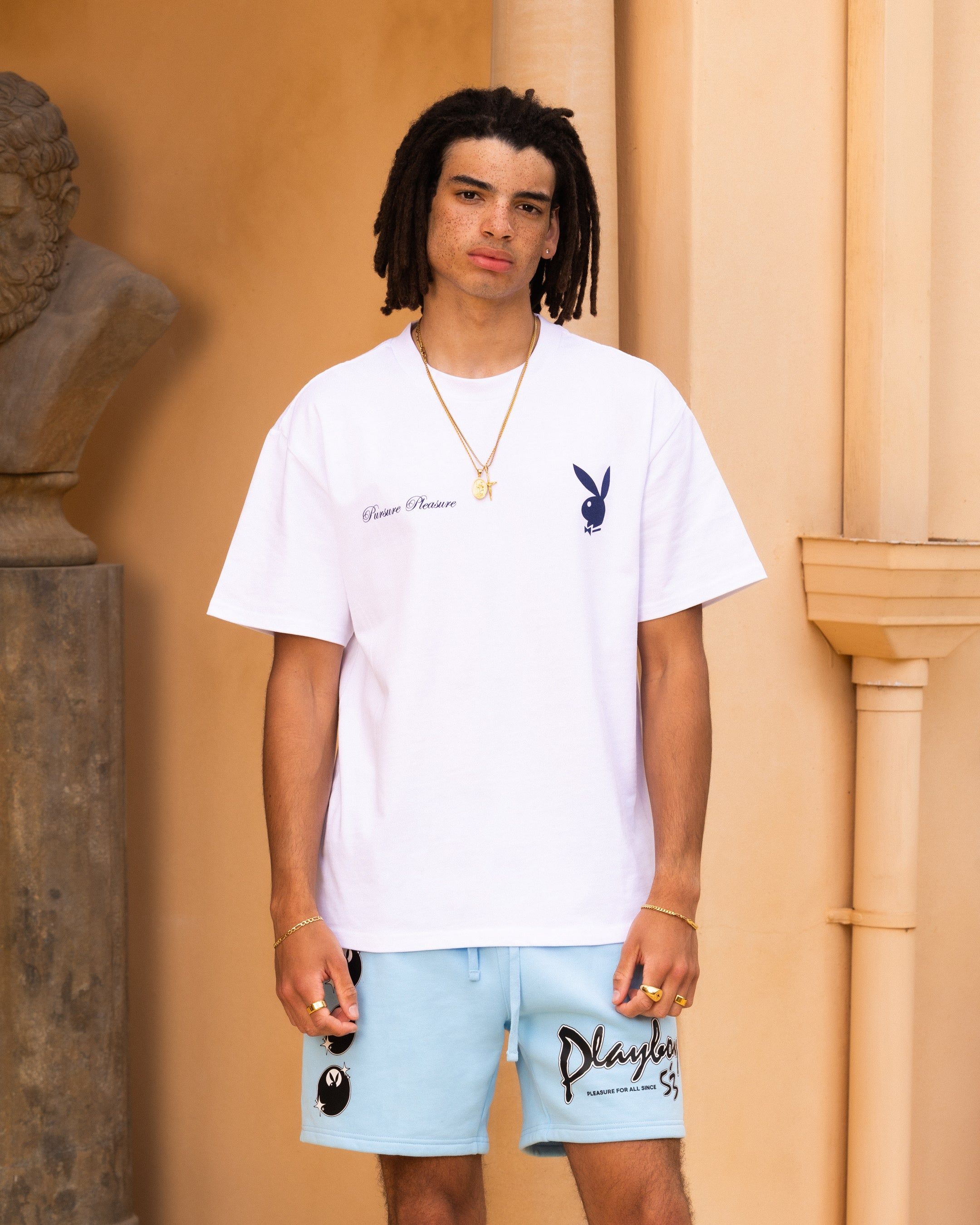 Playboy By Culture Kings Chad T-Shirt White sold by Culture Kings product image thumbnail 2
