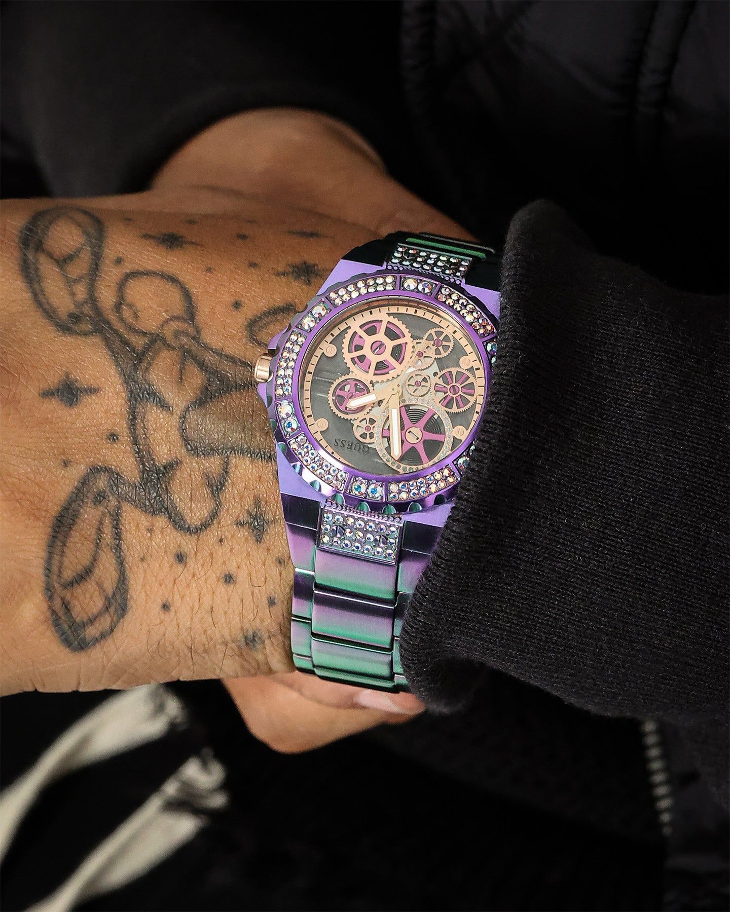 Guess Mainline Reveal Iridescent Watch Iridescent sold by Culture Kings product image thumbnail 2