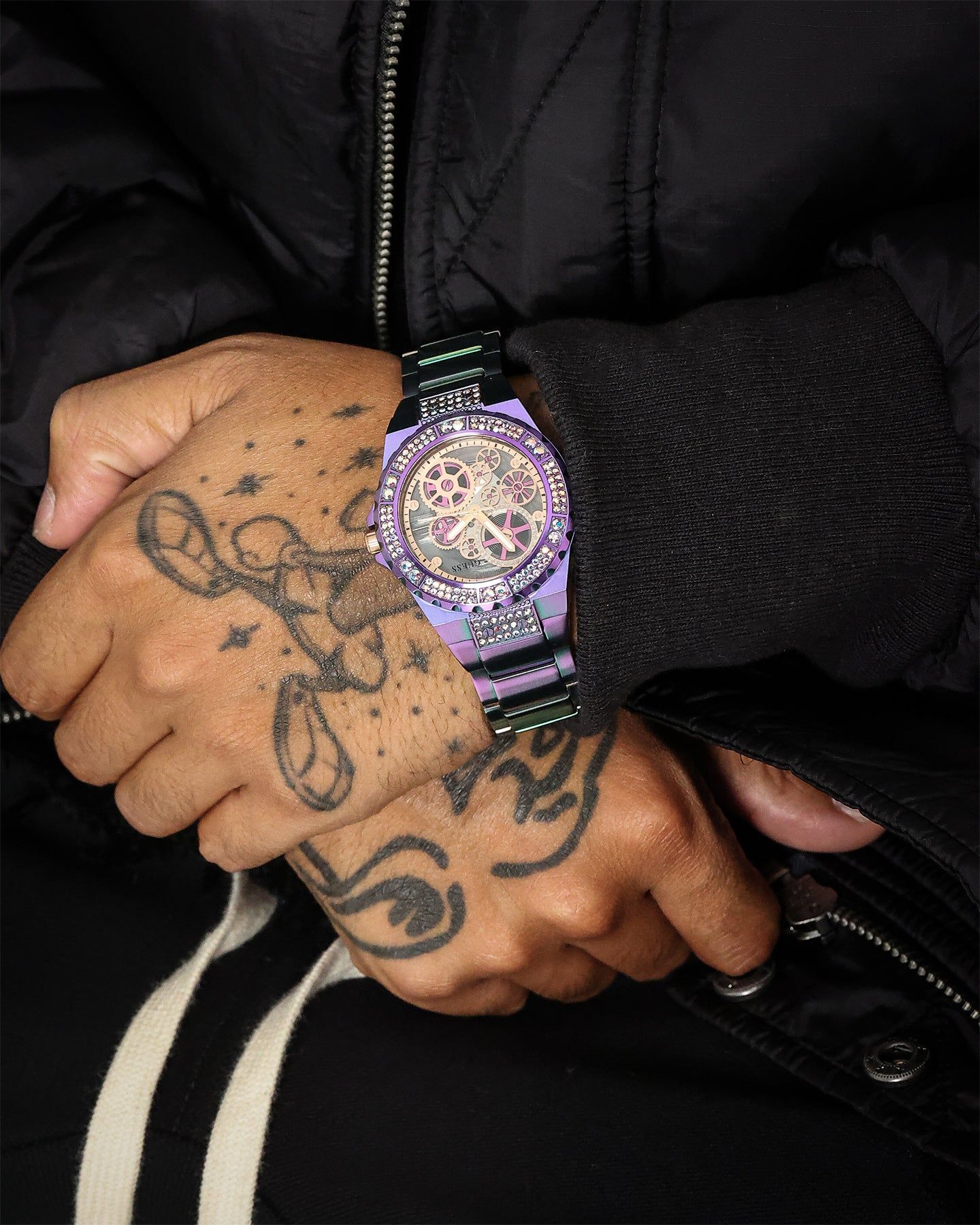 Guess Mainline Reveal Iridescent Watch Iridescent sold by Culture Kings product image thumbnail 3