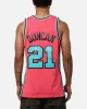 Mitchell & Ness San Antonio Spurs Tim Duncan 'Spurs 2014 Champs' '98-99 Swingman Jersey Pink sold by Culture Kings