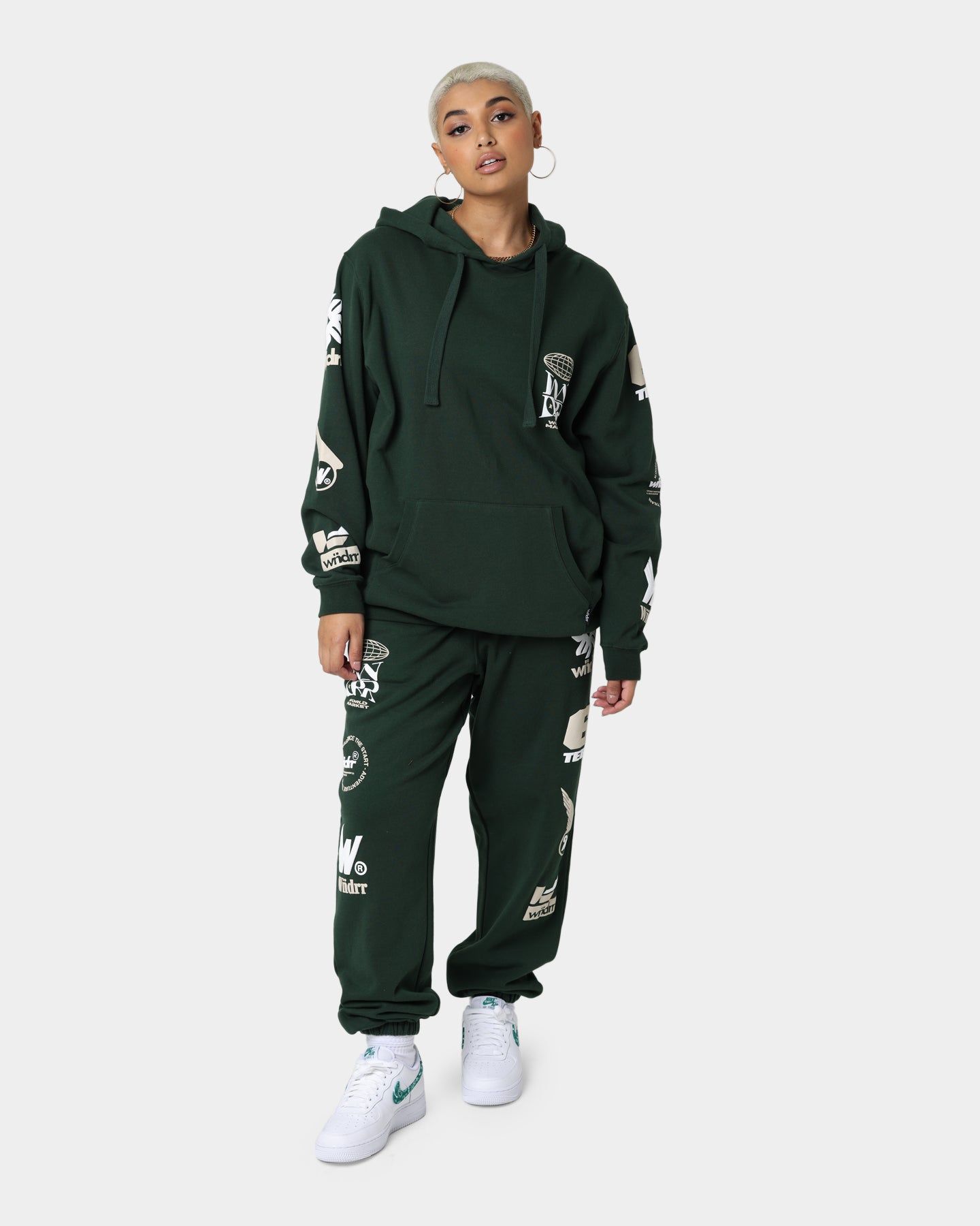 WNDRR Market Track Pants Forest Green sold by Culture Kings product image thumbnail 2