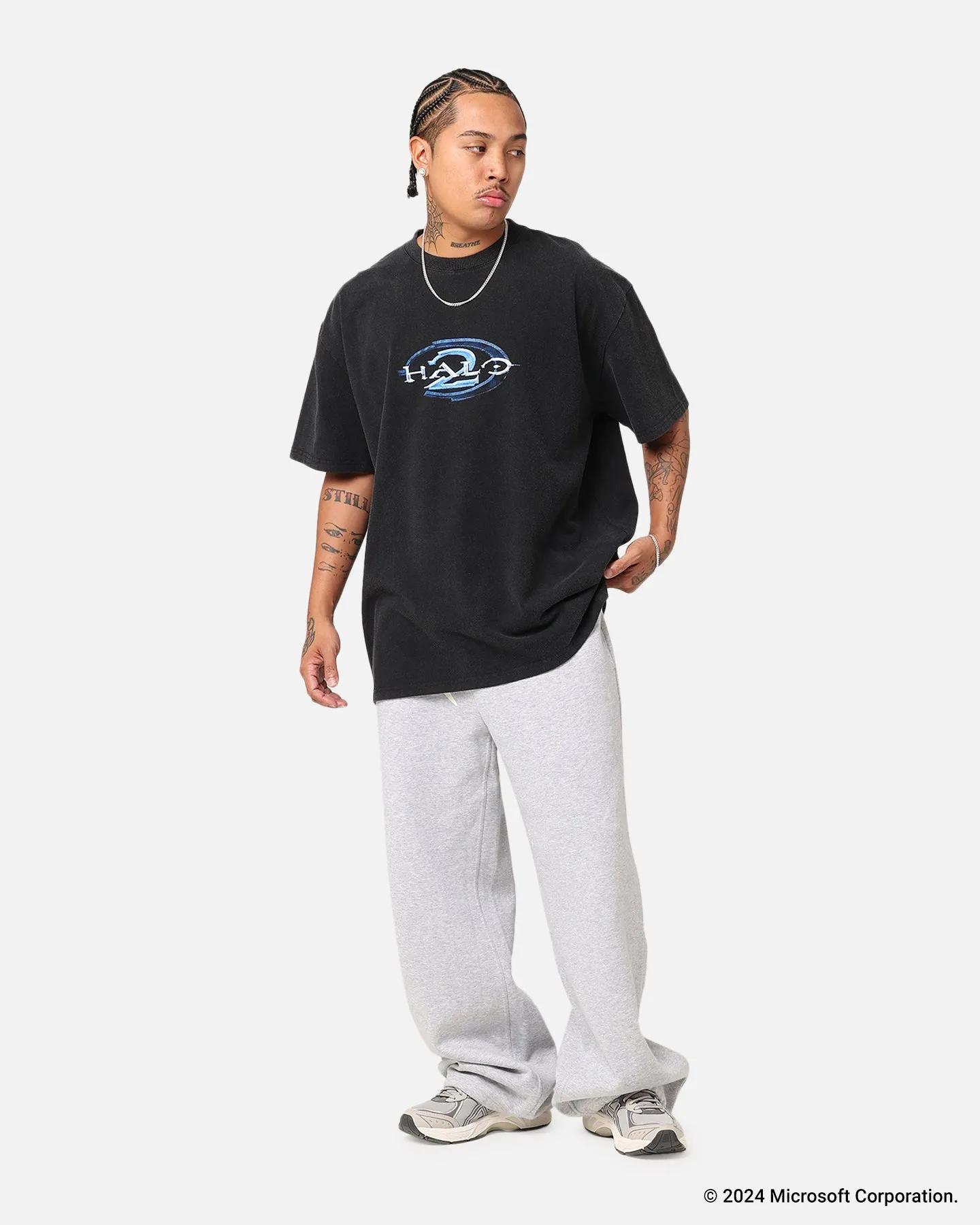 Goat Crew X Halo Halo 2 Vintage T-Shirt Black Acidwash sold by Culture Kings product image thumbnail 3