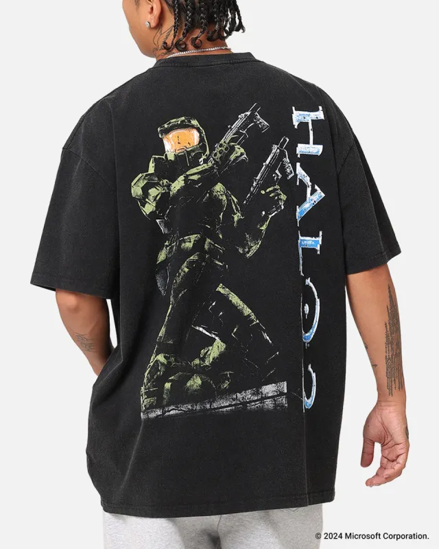 Goat Crew X Halo Halo 2 Vintage T-Shirt Black Acidwash sold by Culture Kings