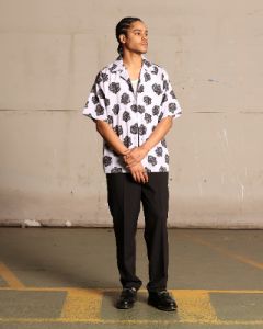 Saint Morta Vintage Rose Short Sleeve Shirt White sold by Culture Kings