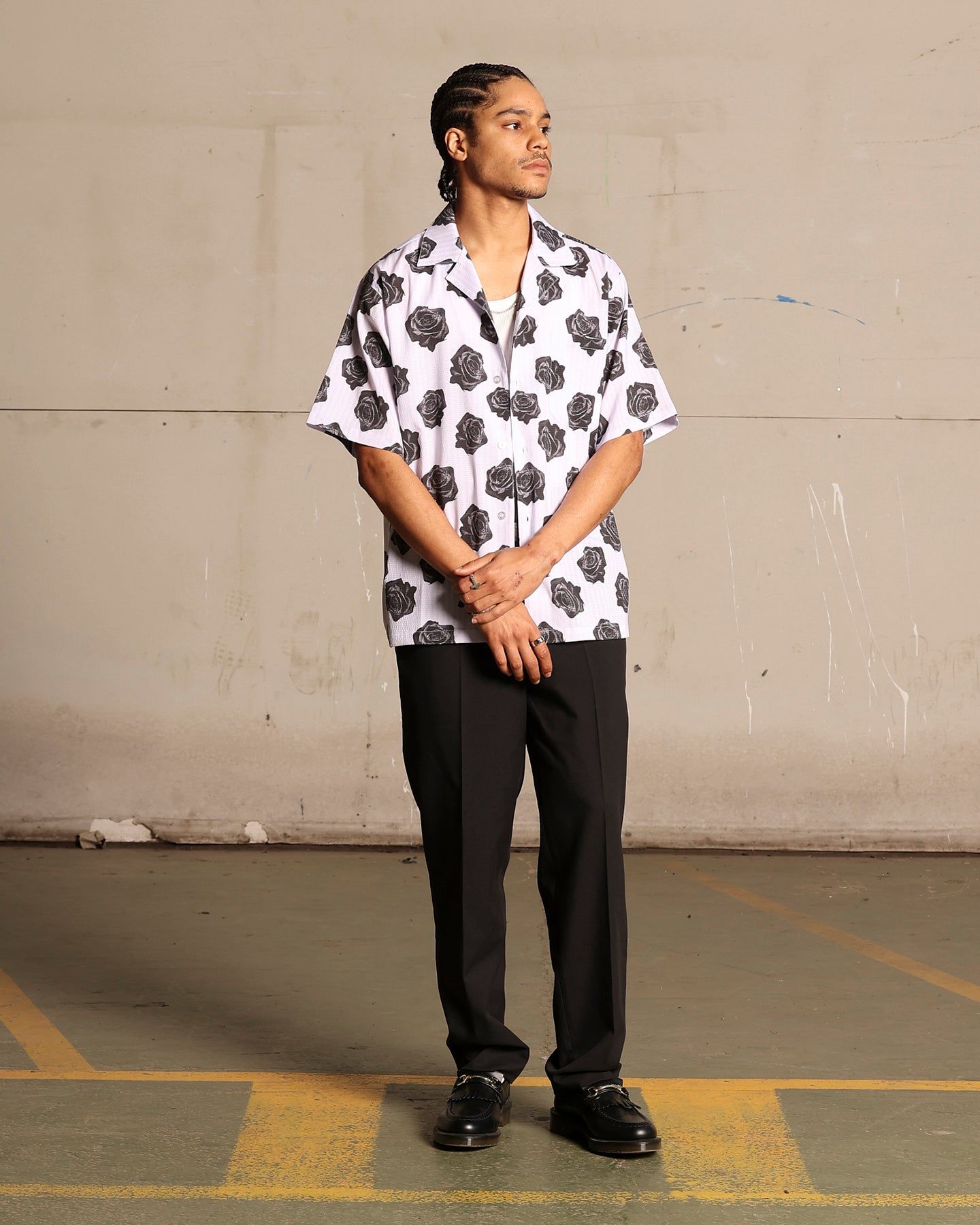 Saint Morta Vintage Rose Short Sleeve Shirt White sold by Culture Kings product image thumbnail 4