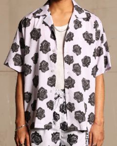 Saint Morta Vintage Rose Short Sleeve Shirt White sold by Culture Kings