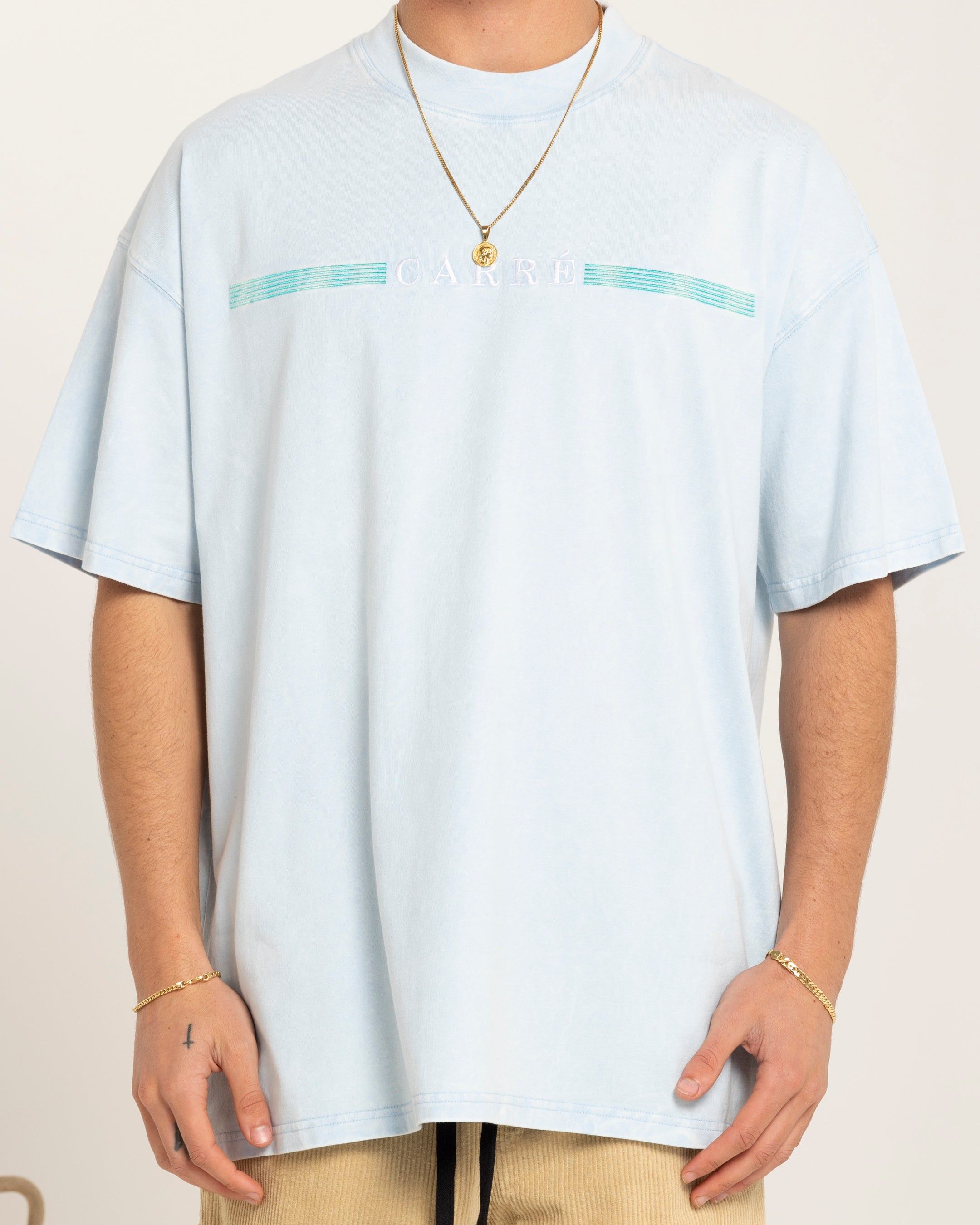 Carre Monte Carlo Oversized T-Shirt Light Blue sold by Culture Kings product image thumbnail 4