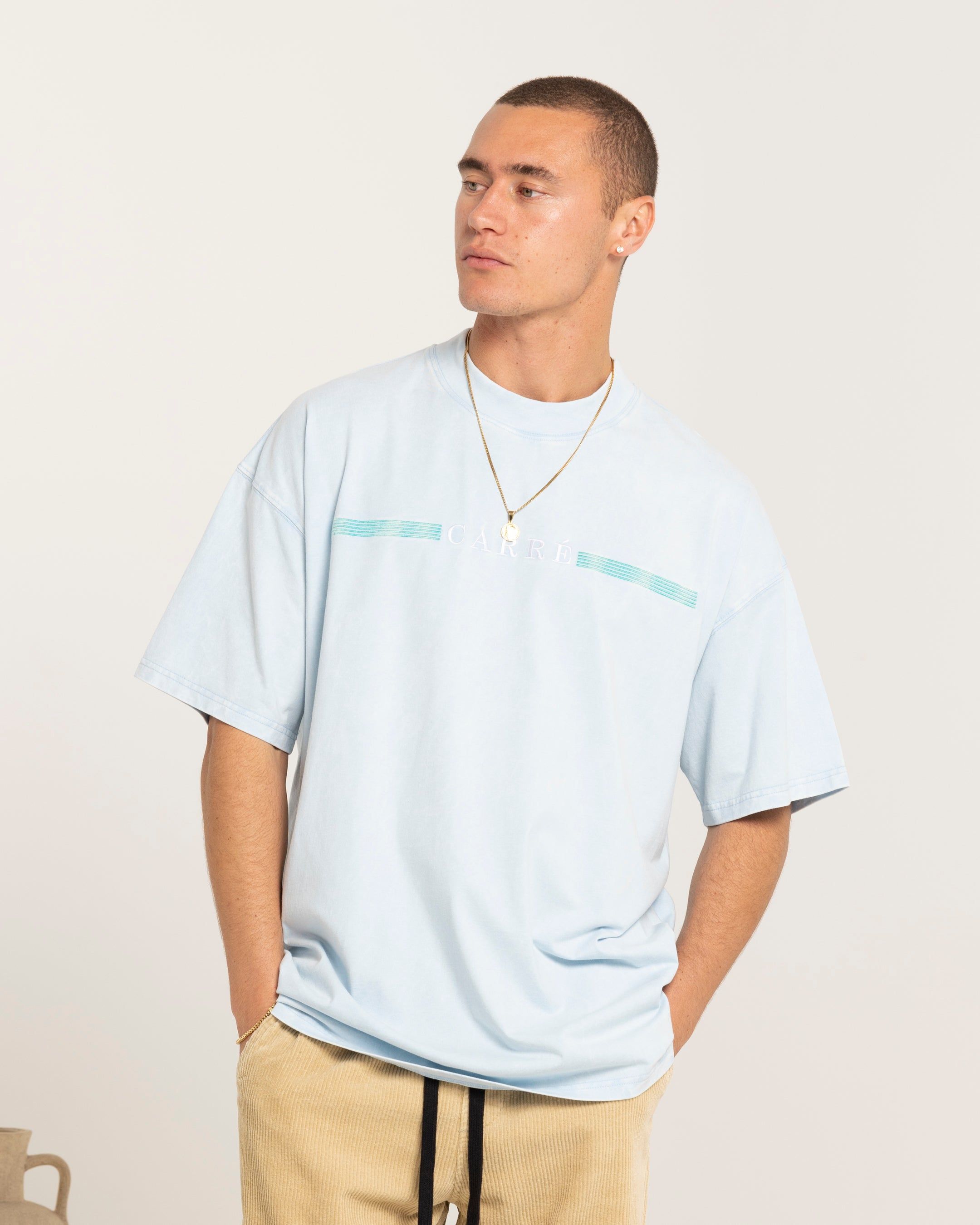 Carre Monte Carlo Oversized T-Shirt Light Blue sold by Culture Kings product image thumbnail 2