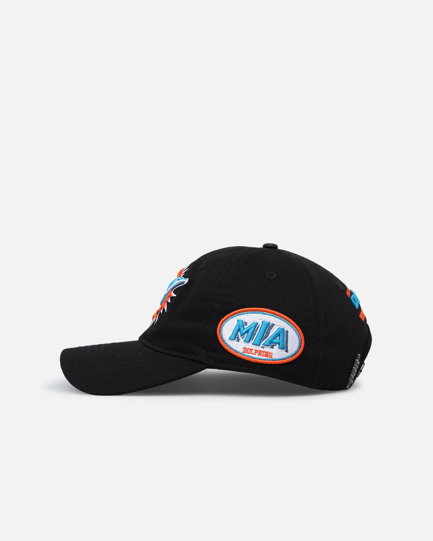 Pro Standard Miami Dolphins Fast Lane Logo Dad Hat Strapback Black sold by Culture Kings product image thumbnail 4