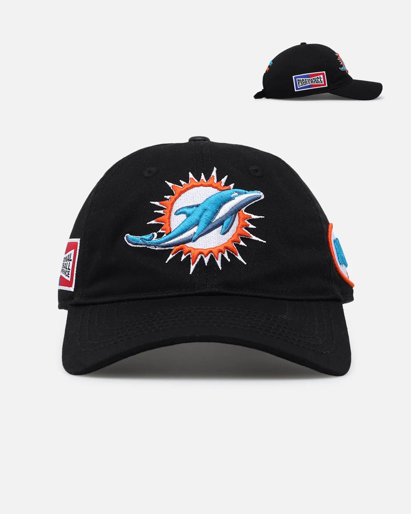 Pro Standard Miami Dolphins Fast Lane Logo Dad Hat Strapback Black sold by Culture Kings