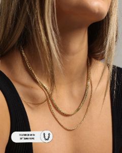 House Of Auric 5mm Cuban Link Chain 18K Gold Vermeil sold by Culture Kings