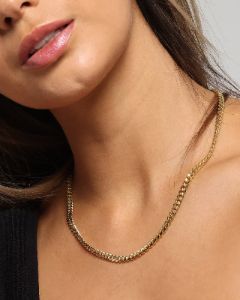 House Of Auric 5mm Cuban Link Chain 18K Gold Vermeil sold by Culture Kings