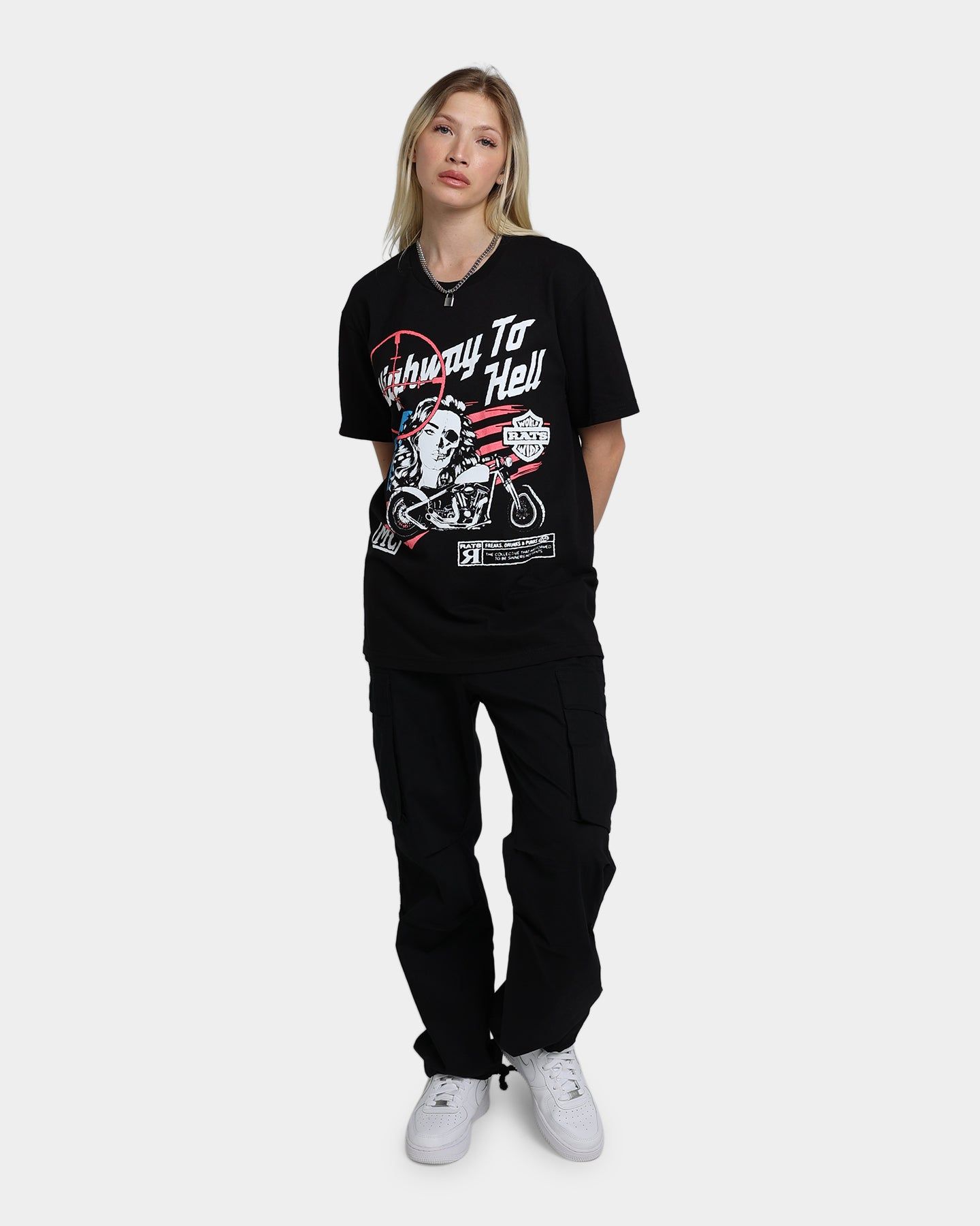 Rats Get Fat Highway To Hell T-Shirt Black sold by Culture Kings product image thumbnail 2