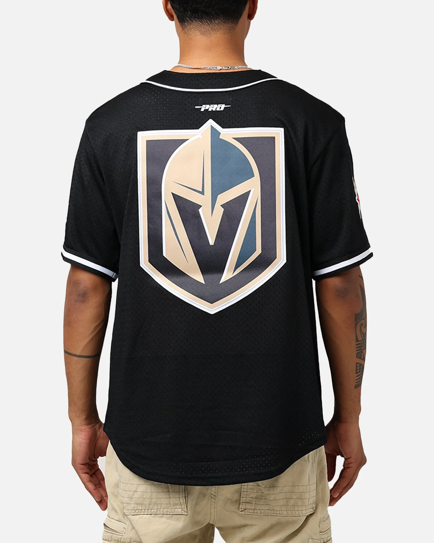 Pro Standard Las Vegas Golden Knights Mesh Button Up Jersey Black sold by Culture Kings product image thumbnail 2