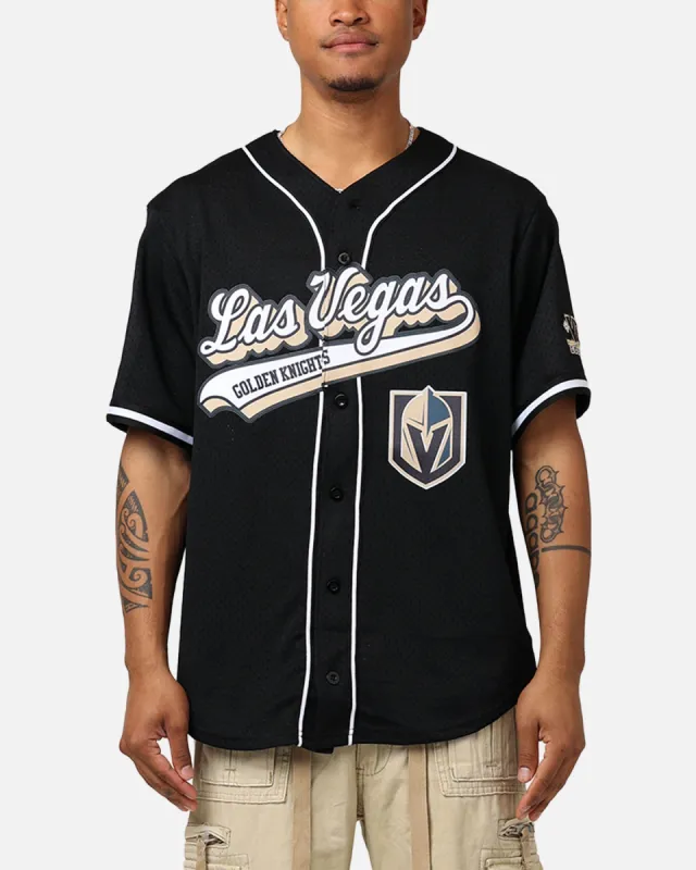 Pro Standard Las Vegas Golden Knights Mesh Button Up Jersey Black sold by Culture Kings