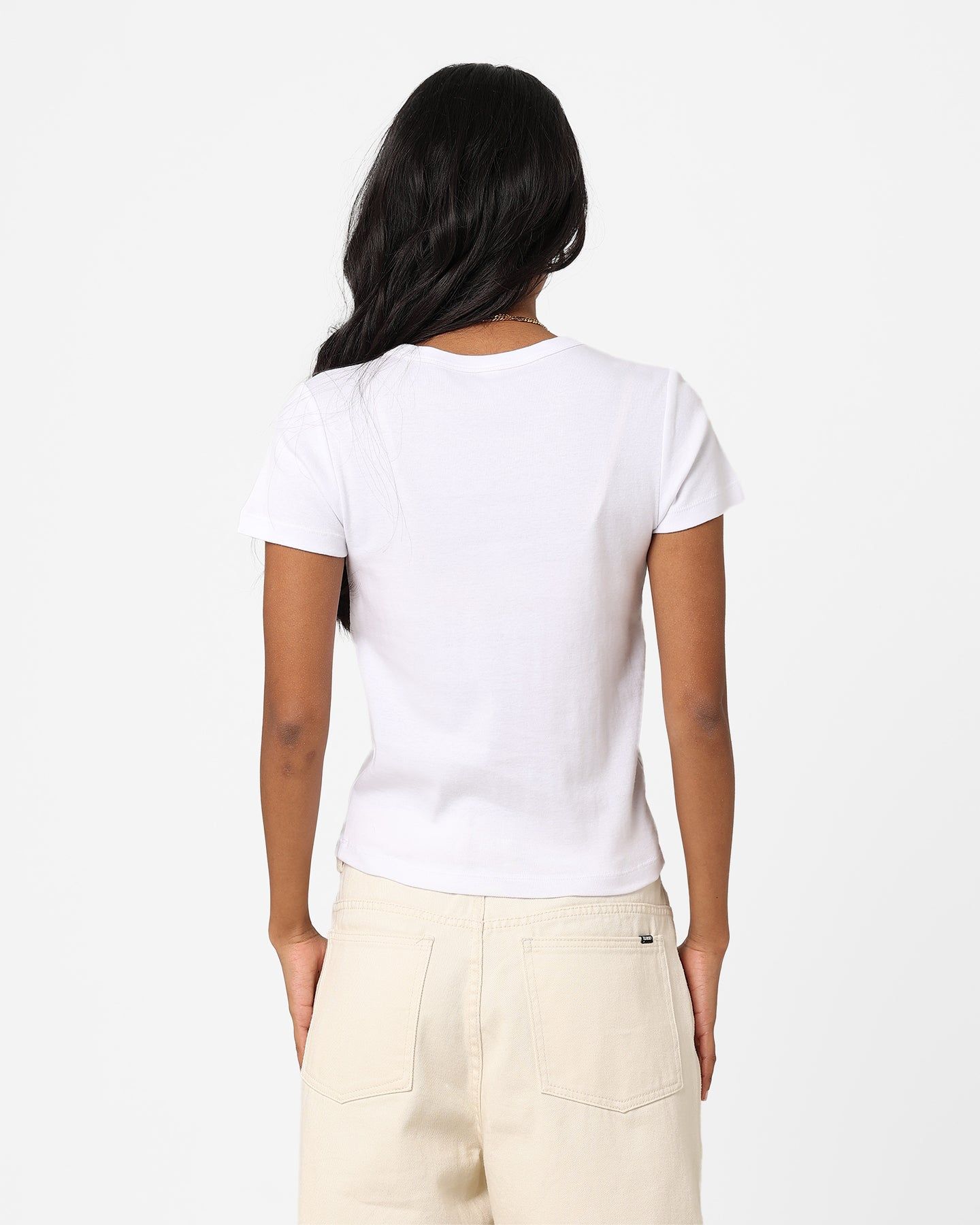 AS Colour Women's Organic Rib T-Shirt White sold by Culture Kings product image thumbnail 4