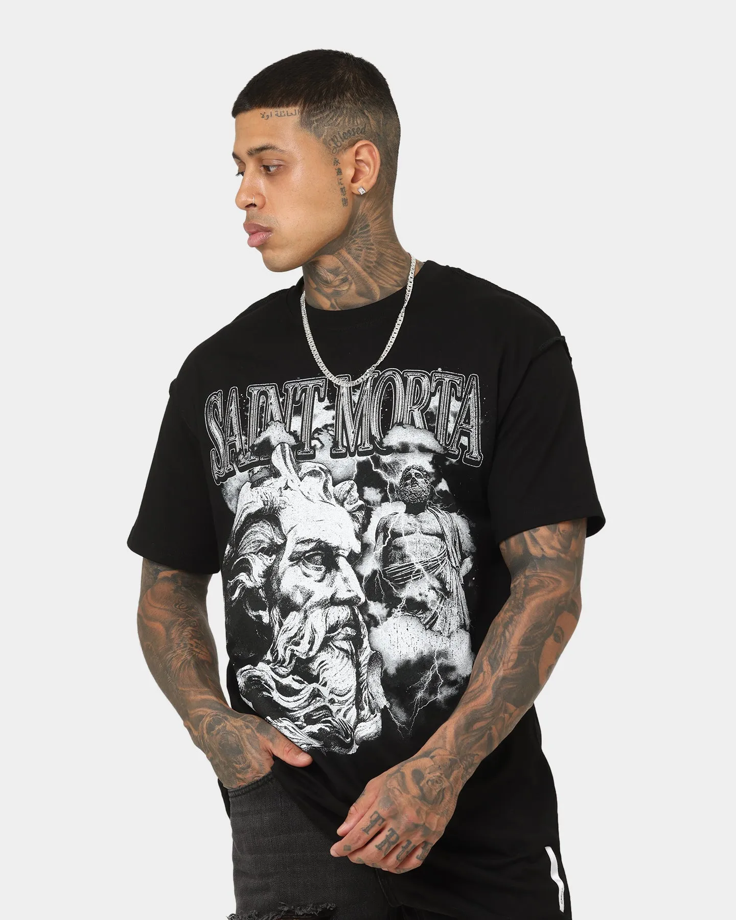 Saint Morta Zeus Lafayette T-Shirt Black sold by Culture Kings
