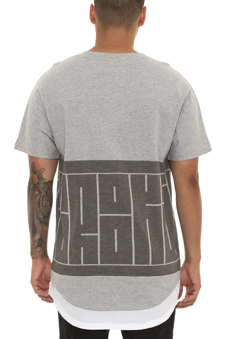 Crooks & Castles Maze Dolman Tee Heather Grey sold by Culture Kings product image thumbnail 2