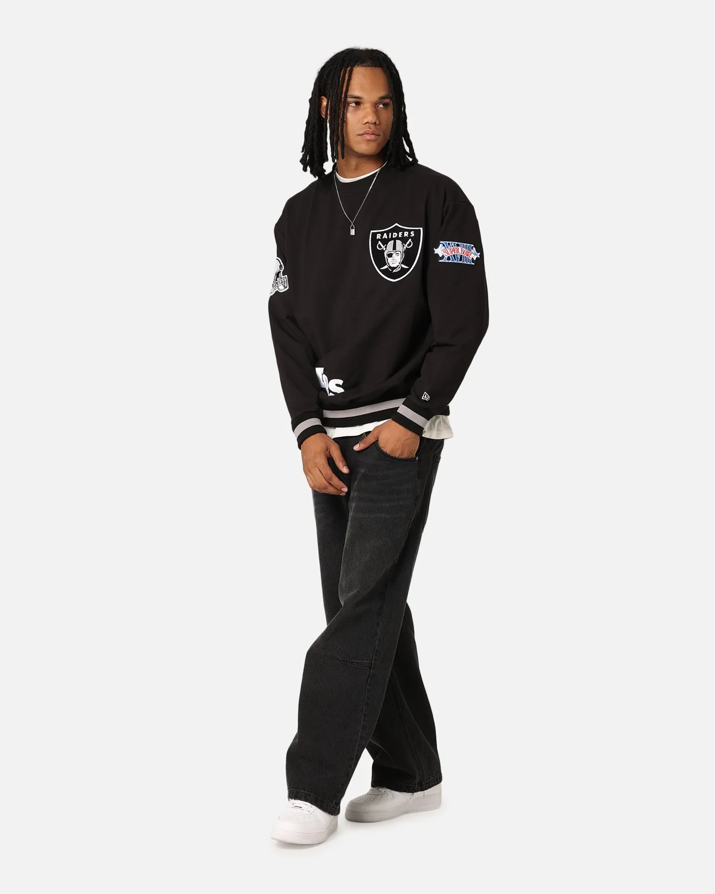 New Era Las Vegas Raiders Sweater Black sold by Culture Kings product image thumbnail 2