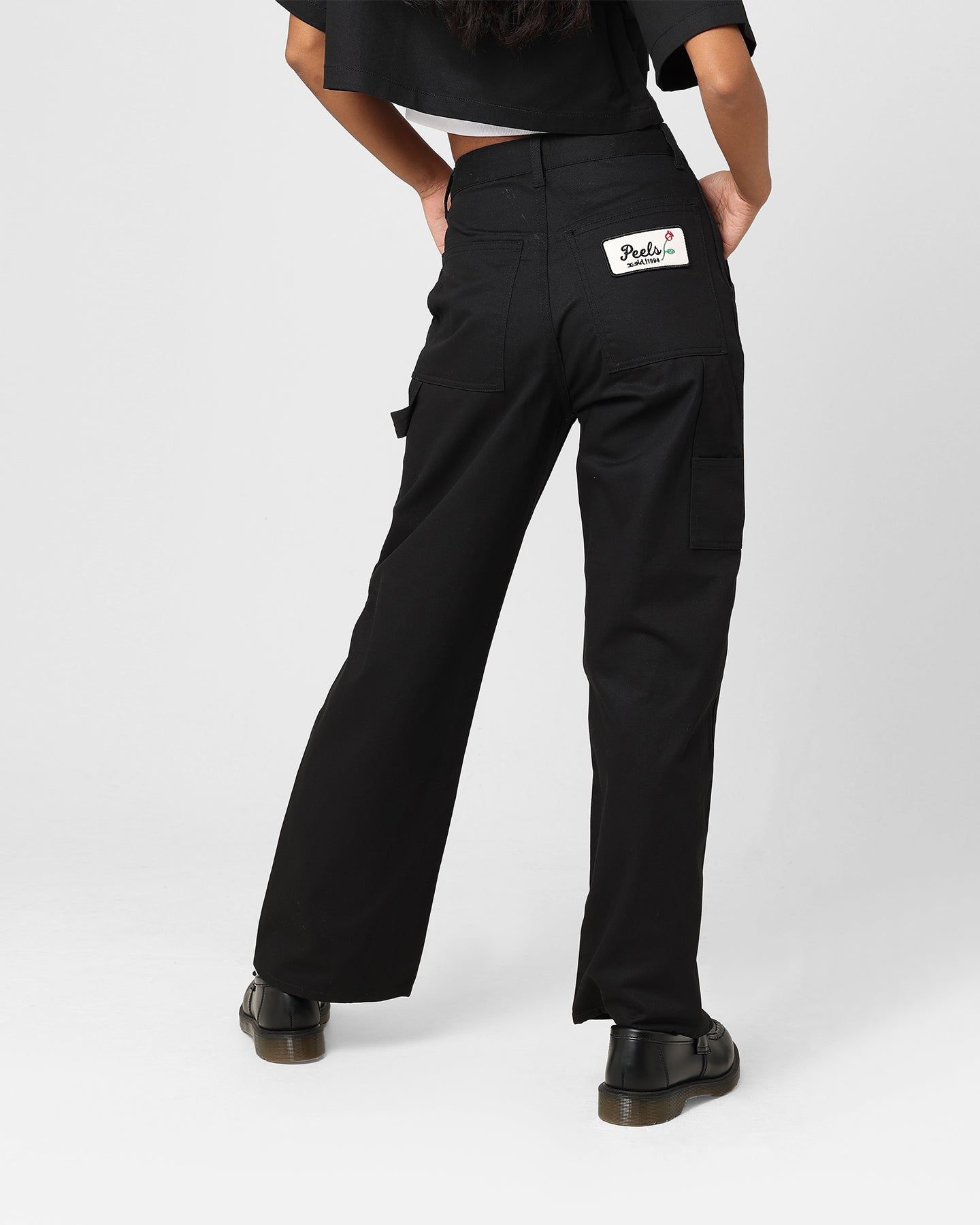 X-Girl Women's Peels Painter Pants Black sold by Culture Kings