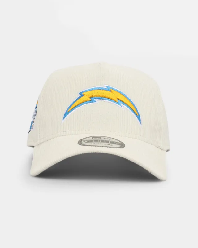New Era Los Angeles Chargers 'NFL Season' Corduroy 9FORTY A-Frame Snapback Chrome/OTC sold by Culture Kings
