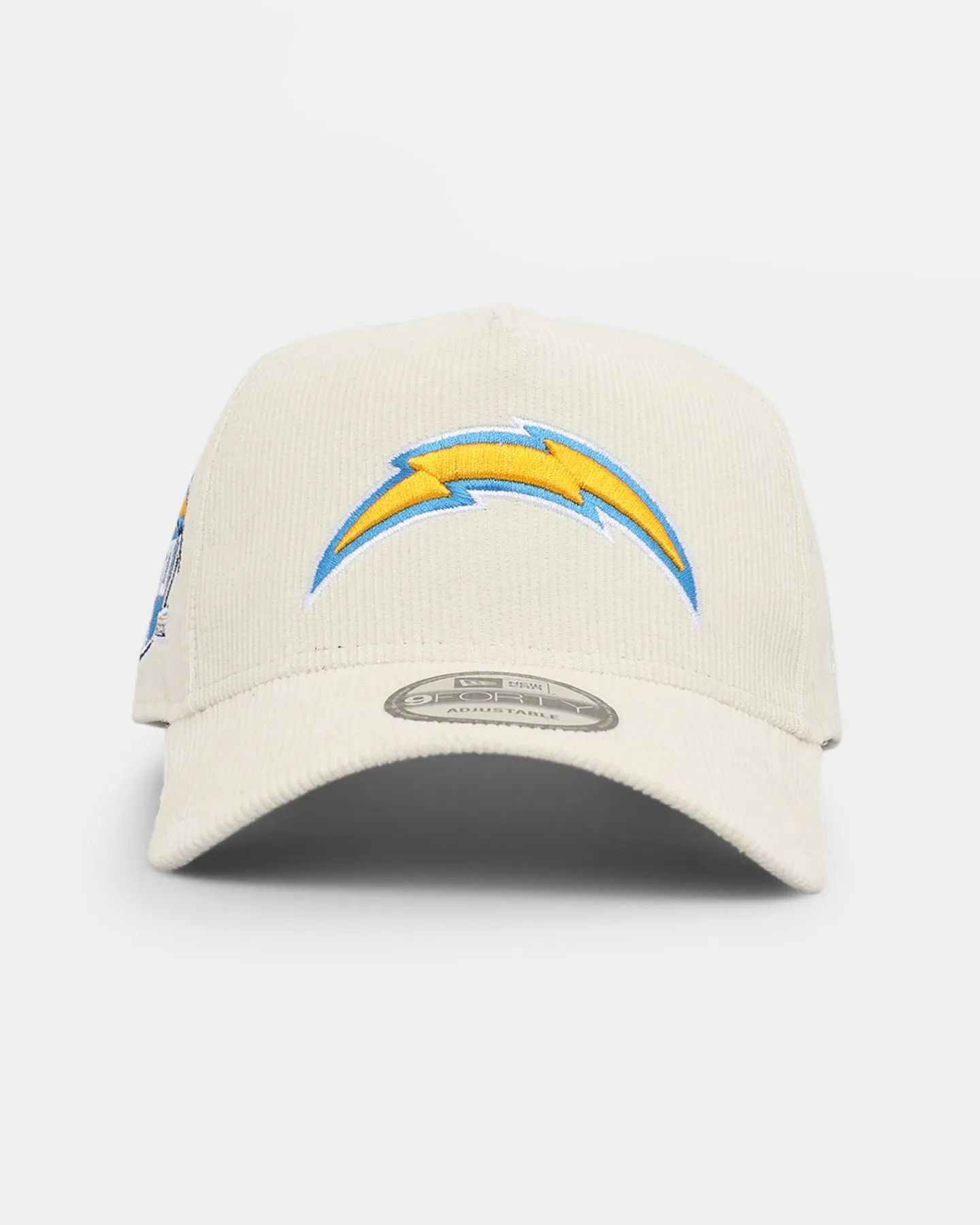 New Era Los Angeles Chargers 'NFL Season' Corduroy 9FORTY A-Frame Snapback Chrome/OTC sold by Culture Kings