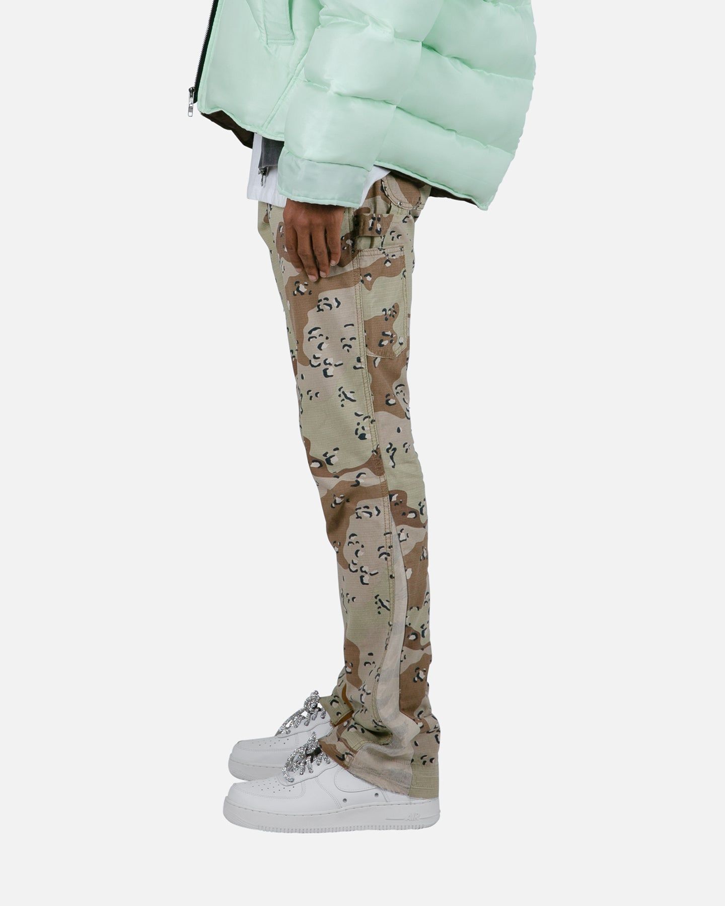 MNML B493 Flare Denim Pants Camo sold by Culture Kings product image thumbnail 3