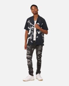 Ksubi Dancers Resort Short Sleeve Shirt Black sold by Culture Kings