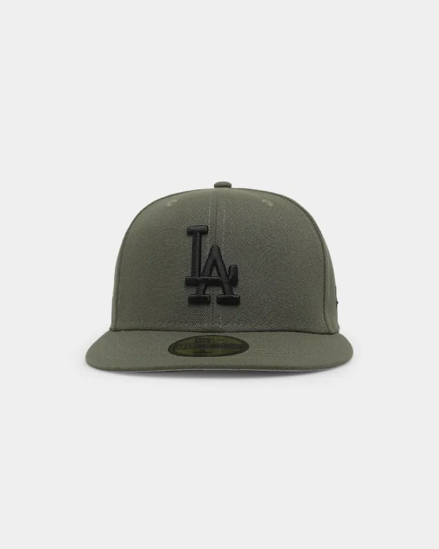 New Era Los Angeles Dodgers 'Olive Black' 59FIFTY Fitted Olive/Black sold by Culture Kings