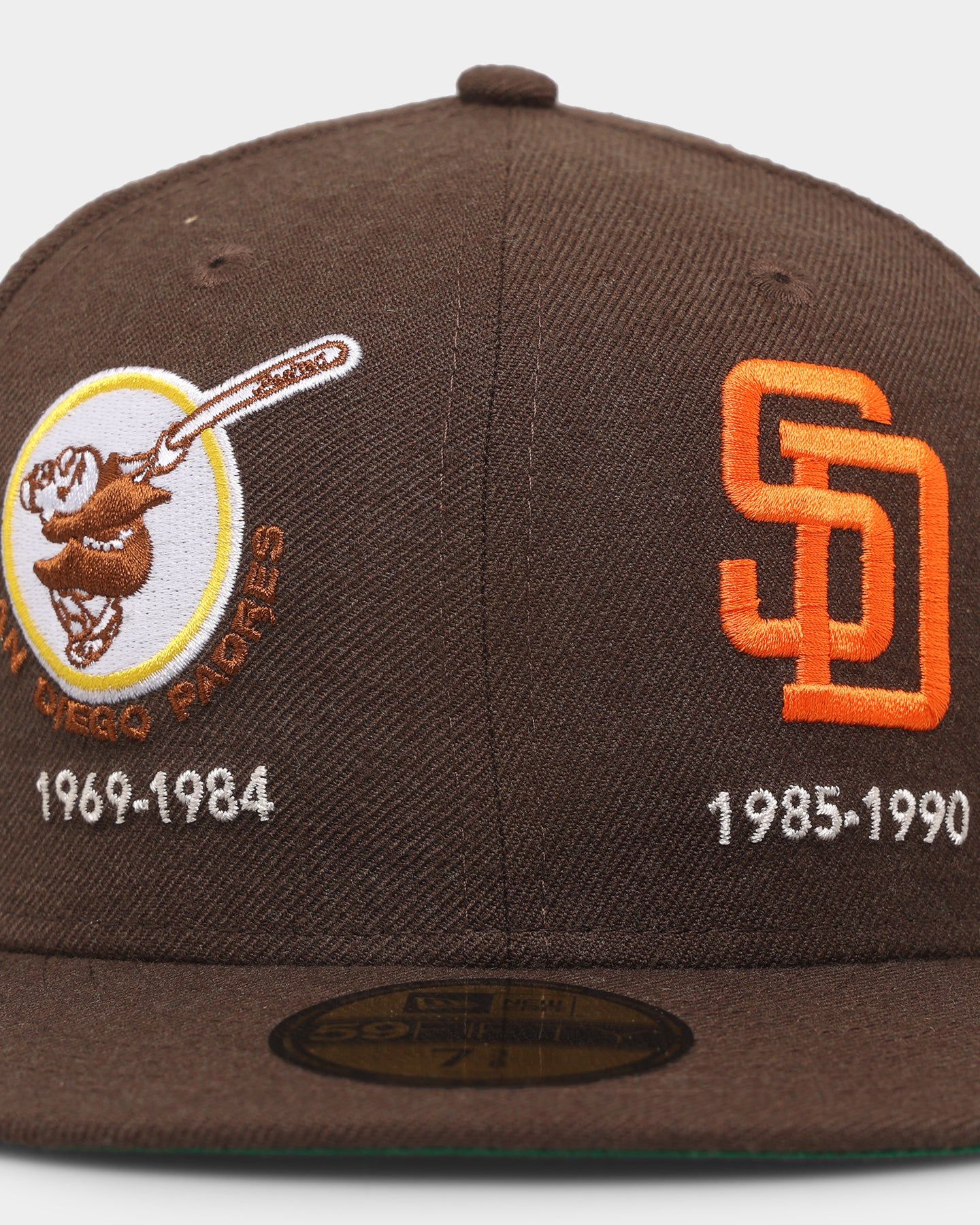 New Era San Diego Padres 'Logo Evolution' 59FIFTY Fitted Brown sold by Culture Kings product image thumbnail 5