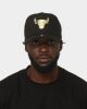 New Era Chicago Bulls 'Metal Badge' 9FORTY K-Frame Snapback Black/Gold Metallic sold by Culture Kings