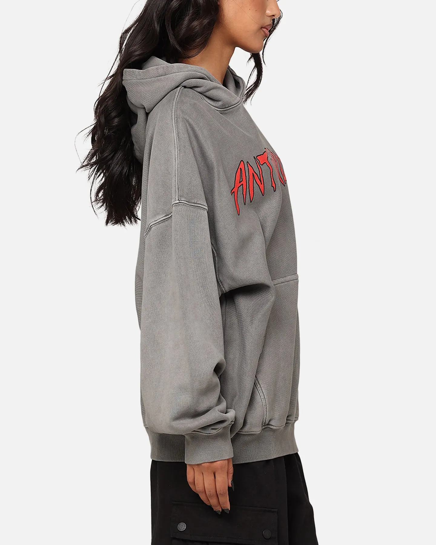The Anti Order Pseudo Premium Hoodie Washed Charcoal sold by Culture Kings product image thumbnail 4