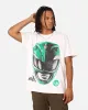 American Thrift X Power Rangers Green Ranger Big Head Heavyweight T-Shirt White sold by Culture Kings
