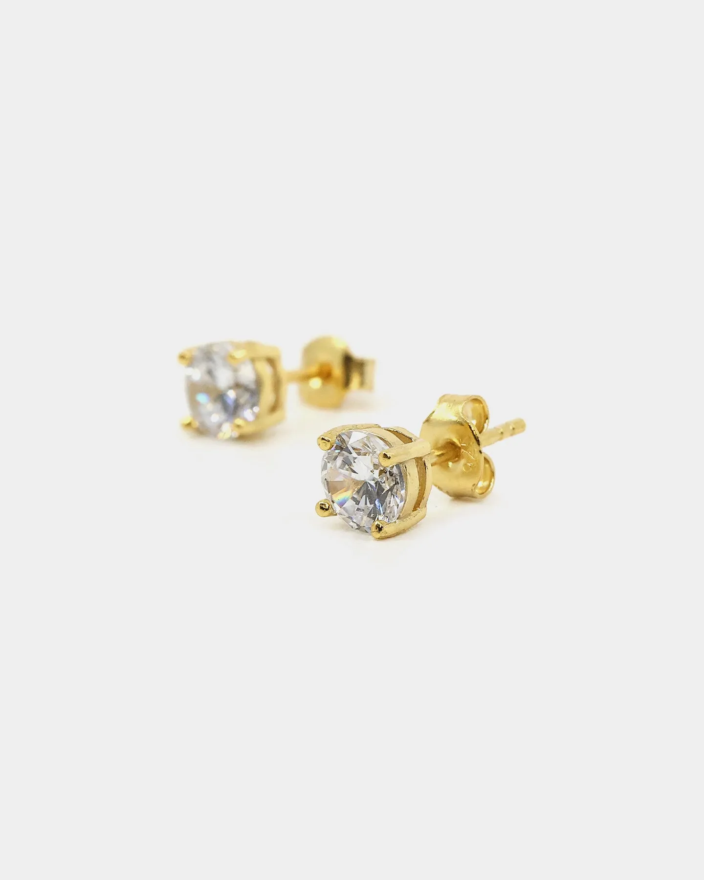 Saint Morta Round Cut Earrings Iced Gold sold by Culture Kings product image thumbnail 2