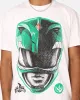 American Thrift X Power Rangers Green Ranger Big Head Heavyweight T-Shirt White sold by Culture Kings