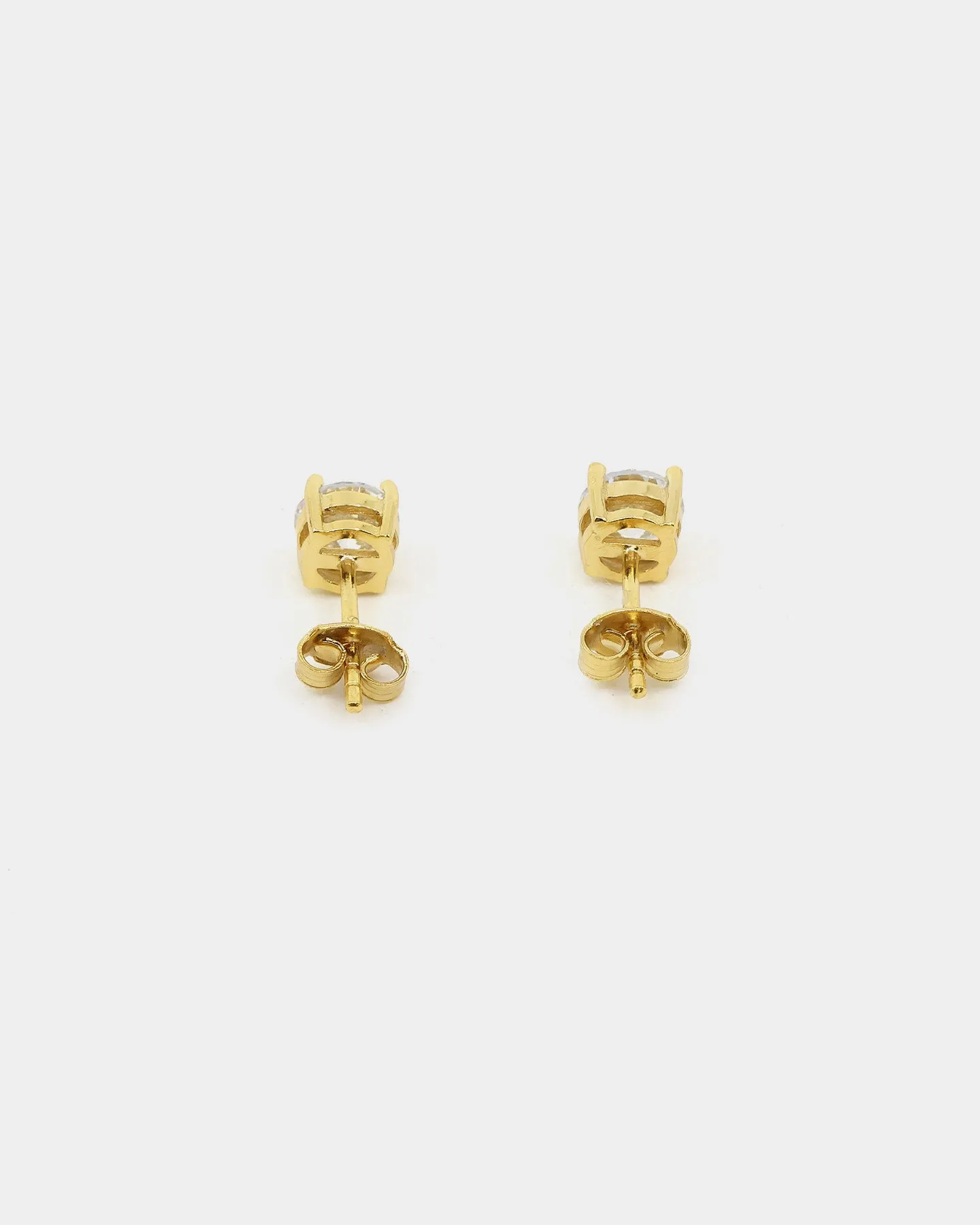 Saint Morta Round Cut Earrings Iced Gold sold by Culture Kings product image thumbnail 3