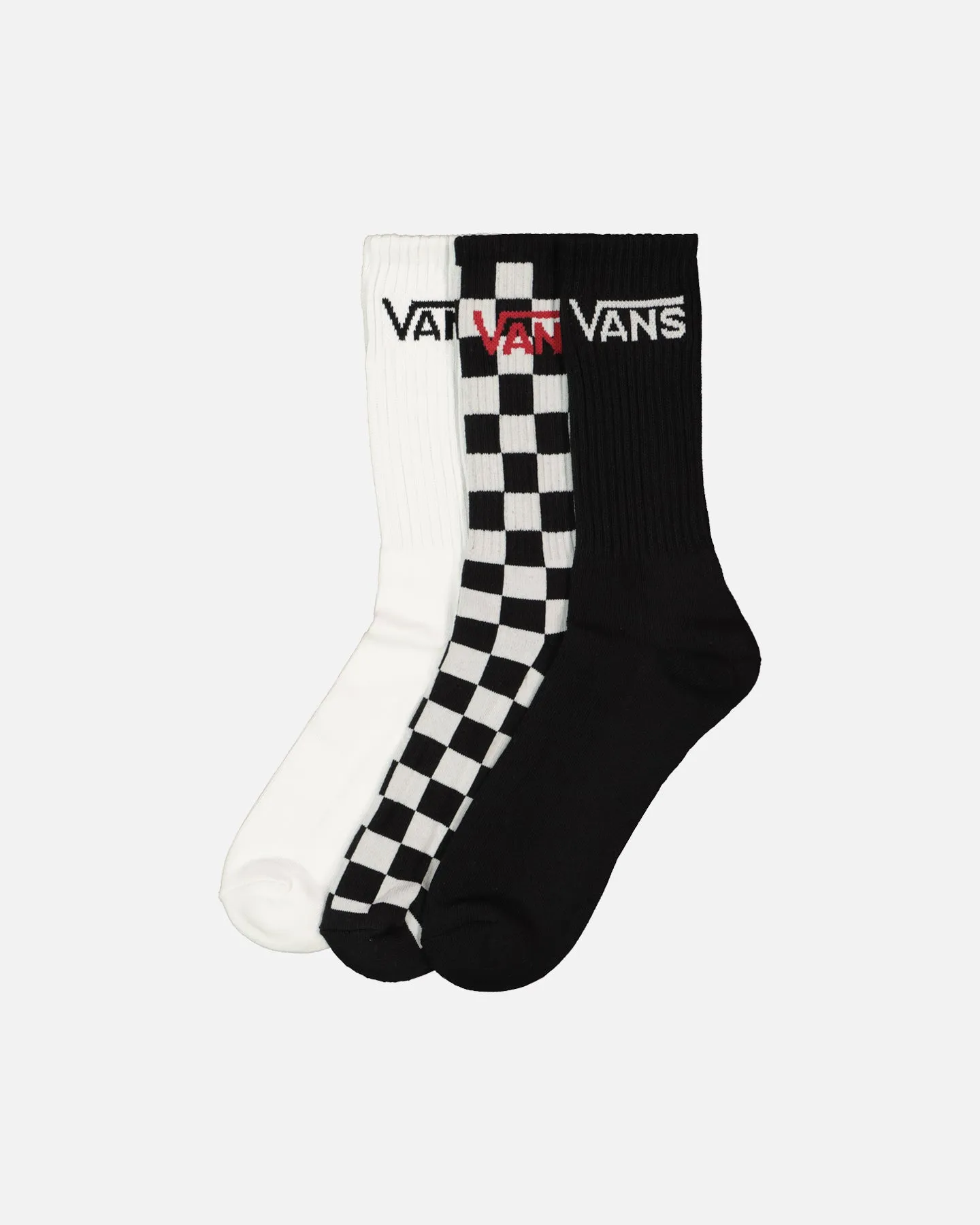 Vans Classic Crewcut Socks 9.5-13 3 Pack White sold by Culture Kings