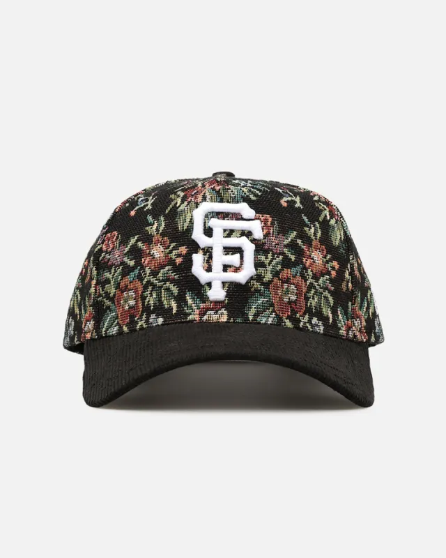 New Era San Francisco Giants 'Floral Tapestry' 9FORTY A-Frame Snapback Tapestry/Black sold by Culture Kings