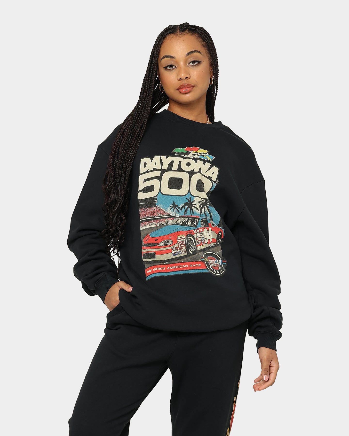 NASCAR Daytona 500 Crewneck Black sold by Culture Kings