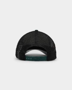 New Era X Nascar 9FORTY A-Frame Trucker Snapback Dark Green sold by Culture Kings